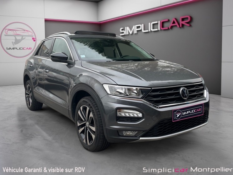 Volkswagen t-roc 2.0 tdi 150 dsg7 iq.drive toit ouvrant panoramique garantie 12 mois occasion montpellier (34) simplicicar...