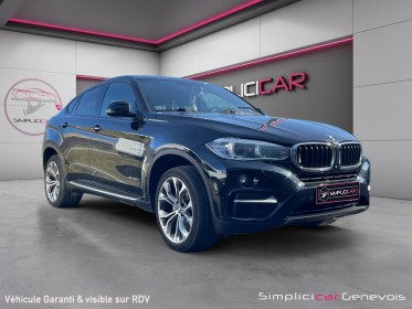 Bmw x6 f16 xdrive30d 258 ch - hud -  360° - sièges chauffants - nav pro - garantie 12 mois occasion simplicicar genevois...