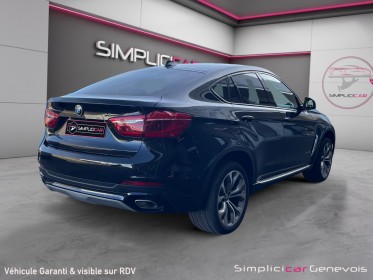 Bmw x6 f16 xdrive30d 258 ch - hud -  360° - sièges chauffants - nav pro - garantie 12 mois occasion simplicicar genevois...