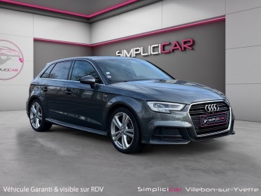 Audi a3 sportback 35 tfsi 150 s tronic 7 s line carplay camÉra de recul rÉgulateur de vitesse garantie 12 mois occasion...