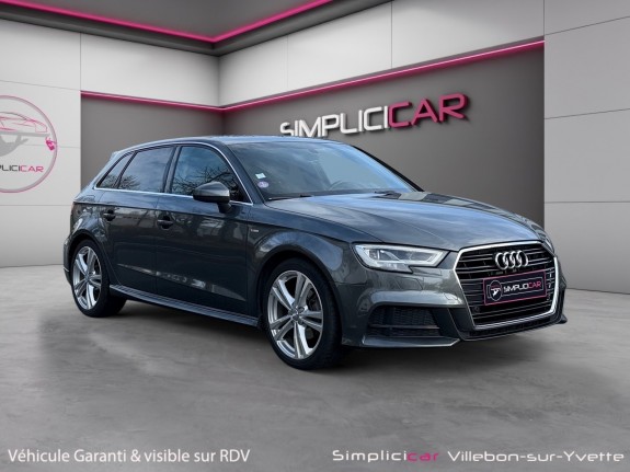Audi a3 sportback 35 tfsi 150 s tronic 7 s line carplay camÉra de recul rÉgulateur de vitesse garantie 12 mois occasion...