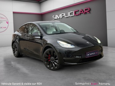 Tesla model y performance dual motor awd - 1ere main - sièges cuir blanc - garantie 12 mois occasion simplicicar nimes - rb...