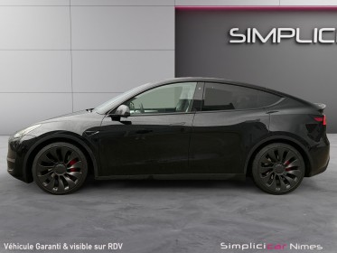 Tesla model y performance dual motor awd - 1ere main - sièges cuir blanc - garantie 12 mois occasion simplicicar nimes - rb...