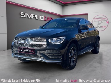 Mercedes glc coupe 300 de 9g-tronic 4matic amg line caméra 360 toit ouvrant - garantie 12 mois occasion simplicicar brive la...