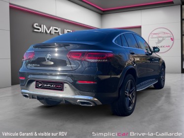 Mercedes glc coupe 300 de 9g-tronic 4matic amg line caméra 360 toit ouvrant - garantie 12 mois occasion simplicicar brive la...