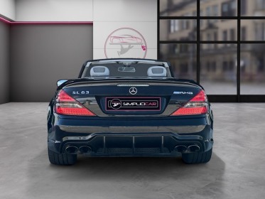 Mercedes classe sl roadster 63 amg pack carbone complet sièges ventilés chauffants massants chauffage nuque occasion...