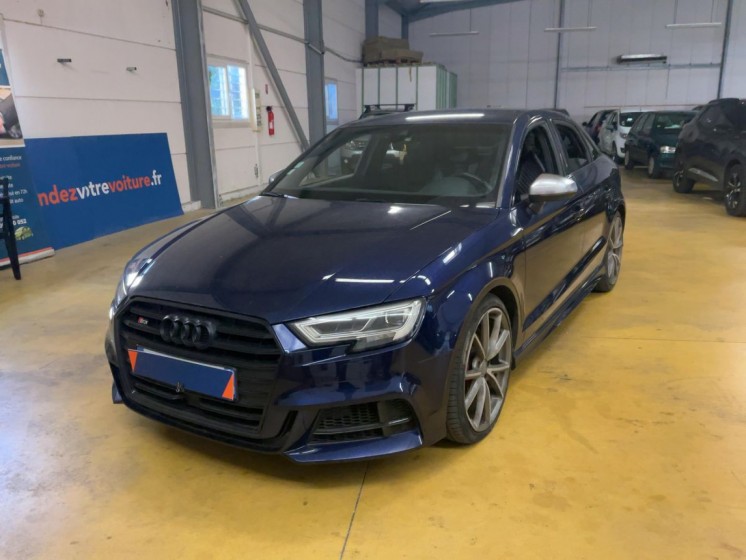 Audi s3 berline 2.0 tfsi 310ch quattro s-tronic 7 - bleu navarra - virtuel cockpit - siege diamant - bang  olufsen occasion...
