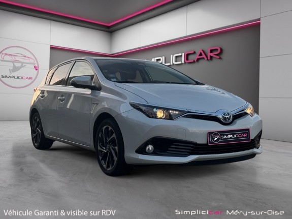 Toyota auris hybride 136h design caméra de recul garantie 12 mois occasion simplicicar mery-sur-oise simplicicar...