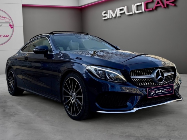 Mercedes classe c coupe 220 d fascination garantie 12 mois/toit ouvrant/burmester/sieges chauffants/ventillé/ occasion paris...
