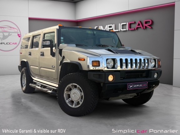 Hummer  h2 v8 329ch 6.0l  luxury occasion simplicicar pontarlier auto  simplicicar simplicibike france