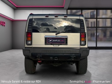 Hummer  h2 v8 329ch 6.0l  luxury occasion simplicicar pontarlier auto  simplicicar simplicibike france