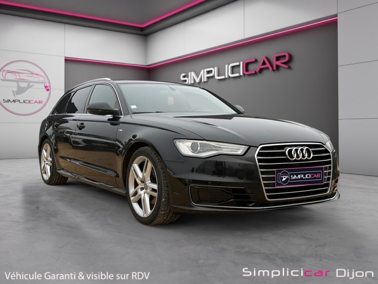 Audi a6 avant 2.0 tdi ultra 190 s tronic 7 s line toit pano ouvrant garantie 12 mois occasion simplicicar dijon simplicicar...