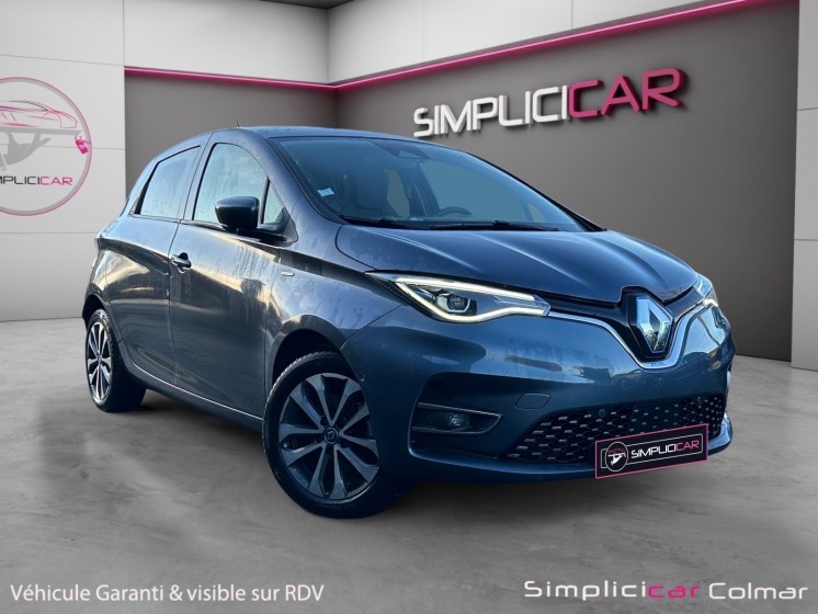 Renault zoe r135 sl edition one sièges chauffants caméra de recul garantie 12 mois occasion simplicicar colmar simplicicar...