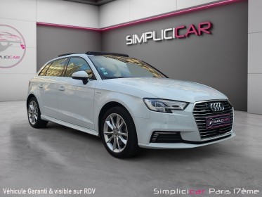 Audi a3 sportback 1.4 tfsi e-tron 204 s tronic 6 design apple carplay suivi complet audi occasion paris 17ème (75)(porte...