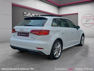 Audi a3 sportback 1.4 tfsi e-tron 204 s tronic 6 design apple carplay suivi complet audi occasion paris 17ème (75)(porte...