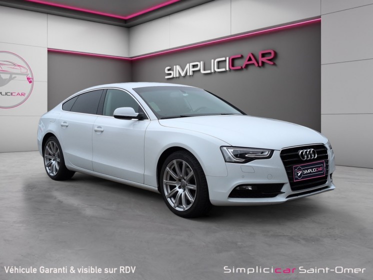 Audi a5 sportback 2.0 tdi 143 ambition luxe garantie 12 mois occasion simplicicar saint-omer simplicicar simplicibike france