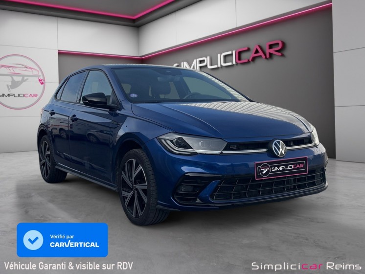 Volkswagen polo vi r-line tsi 110 dsg7 - garantie 12 mois occasion simplicicar reims simplicicar simplicibike france