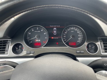 Audi s8 5.2 v10 fsi 450 ch quattro tiptronic / carnet 100% audi / pas de malus / garantie occasion simplicicar royan...