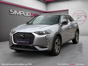 Ds ds3 crossback 1.6 thp 155 ch eat8 grand chic / rivoli - caméra 360° - garantie 12 mois occasion simplicicar nimes - rb...