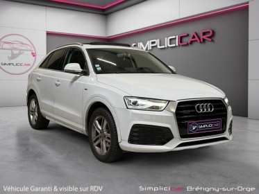 Audi q3 2.0 tdi 184ch s tronic 7 quattro s line - toit ouvrant - caméra de recul - garantie 12 mois occasion simplicicar...