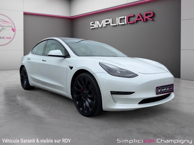 Tesla model 3 performance dual motor awd occasion champigny-sur-marne (94) simplicicar simplicibike france