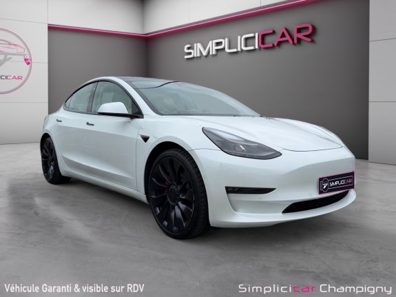 Tesla model 3 performance dual motor awd occasion champigny-sur-marne (94) simplicicar simplicibike france