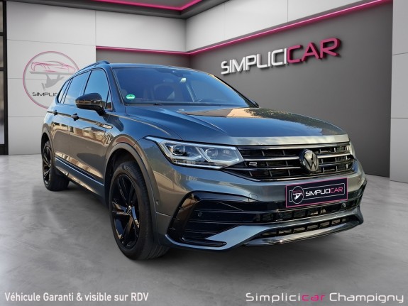 Volkswagen tiguan allspace 2.0 tdi 200ch dsg7 4motion-5 places- r-line-black edition-carplay-entretien volkswagen occasion...