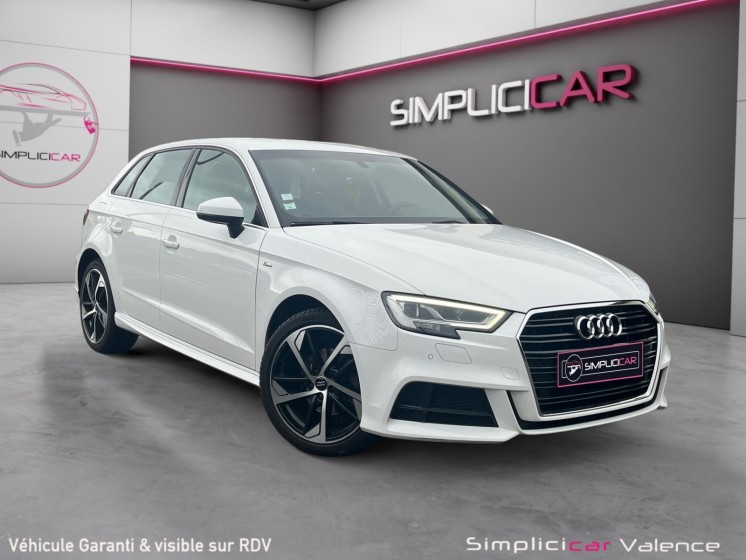 Audi a3 sportback 35 tfsi cod 150 s tronic 7 s line plus origine fr caméra radar av/ar gps keyless garantie 12 mois occasion...