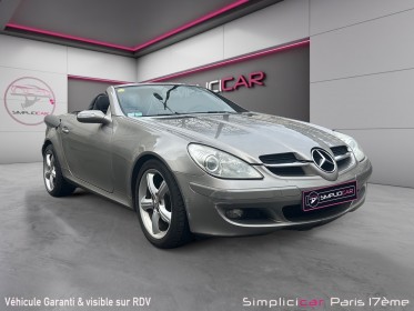 Mercedes slk 200 k cabriolet  sieges chauffant / bluetooth / occasion paris 17ème (75)(porte maillot) simplicicar...