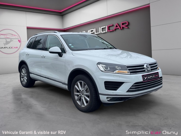 Volkswagen touareg 3.0 v6 tdi 204 bmt tiptronic 8 4motion carat || garantie 12 mois || occasion osny simplicicar simplicibike...