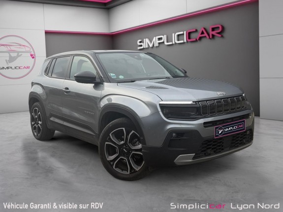 Jeep avenger 115kw 4x2 1st edition caméra de recule garantie 12 mois occasion simplicicar lyon nord simplicicar simplicibike...