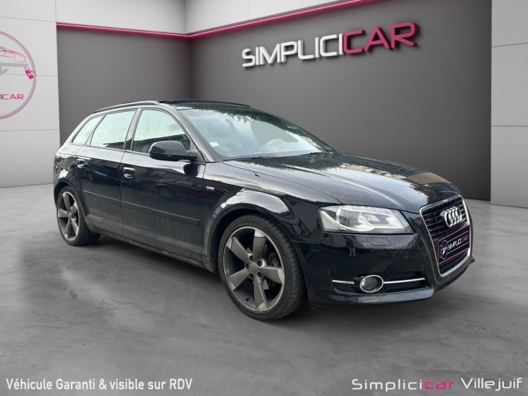 Audi a3 sportback 2011 1.4 tfsi 125 s line s tronic toit ouvrant, siège chauffant, bluetooth garantie 12 mois. occasion...