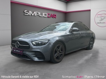 Mercedes classe e 220 d 9g-tronic amg line/nouveau volant/siege électrique/affichage tète haute/burmaster/garantie 12 mois...