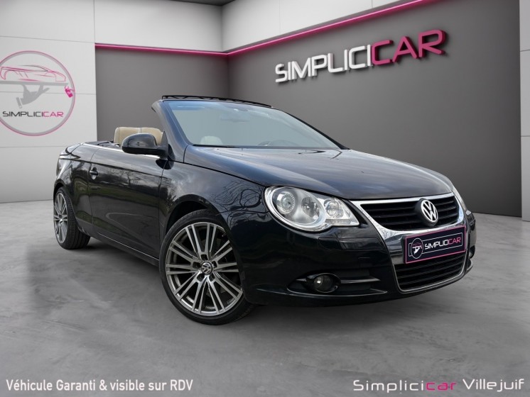 Volkswagen eos 2.0t 16s fsi 200 carat dsg6,decapotable, toit ouvrant, carplay, garantie 12 mois occasion simplicicar...