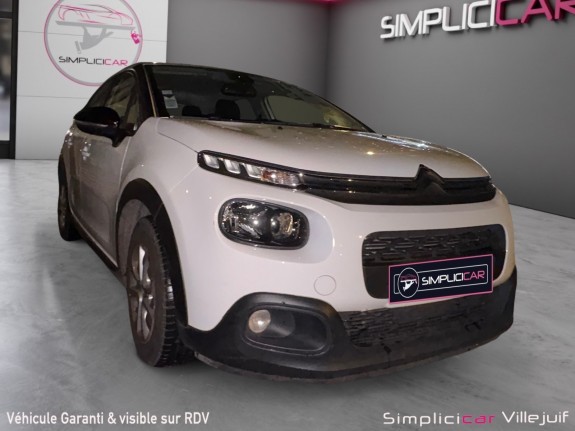 Citroen c3 2018 c3 bluehdi 100 ss bvm6 feel, radar av/ar, apple carplay, garantie 12mois occasion simplicicar villejuif ...
