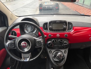 Fiat 500 serie 4 vpc 1.2 69 ch rosso amore edizione kit novetud, toit ouvrant, garantie 12mois occasion simplicicar villejuif...