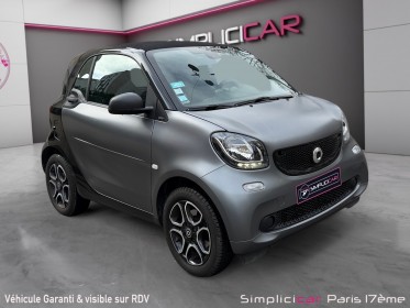 Smart fortwo coupe 1.0 71 ch ss ba6 passion - garantie 12 mois - entretien smart occasion paris 17ème (75)(porte maillot)...