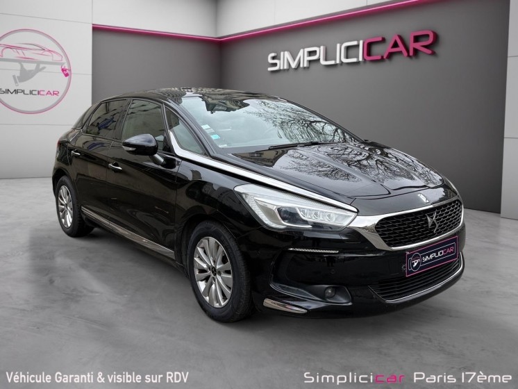 Ds ds5 bluehdi 120 ss eat6 be chic occasion paris 17ème (75)(porte maillot) simplicicar simplicibike france