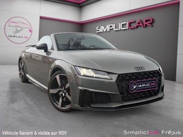 Audi tt roadster s line compétition plus sièges alcantara surpiqures bleues volant méplat carplay occasion simplicicar...