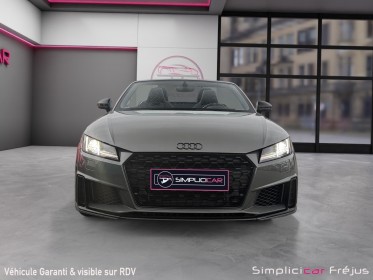 Audi tt roadster s line compétition plus sièges alcantara surpiqures bleues volant méplat carplay occasion simplicicar...