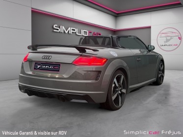 Audi tt roadster s line compétition plus sièges alcantara surpiqures bleues volant méplat carplay occasion simplicicar...