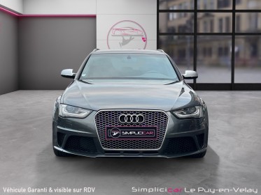 Audi rs4 avant v8 4.2 fsi 450 quattro s tronic 7 - suivi audi occasion simplicicar velay simplicicar simplicibike france