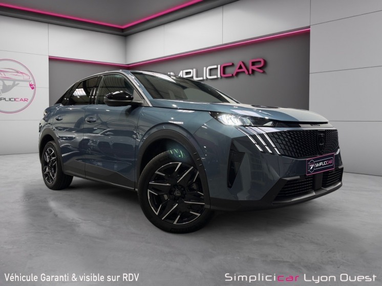 Peugeot 3008 hybrid 136 e-dcs6 allure pack attelage caméra 360 garantie 12 mois occasion simplicicar lyon ouest simplicicar...