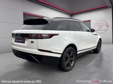 Land rover range rover velar 2.0l d180 bva r-dynamic caméra de recul bva8 finition full black système son meridian occasion...