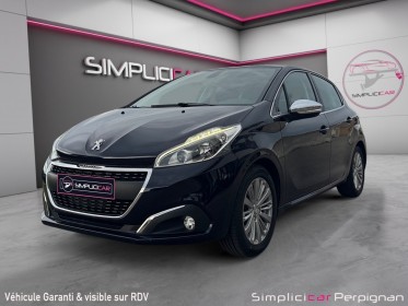 Peugeot 208 1.6 bluehdi 100ch bvm5 allure radar de recul régulateur garantie 12 mois occasion simplicicar perpignan ...