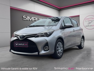 Toyota yaris hybride lca 2016 100h dynamic garantie 12 mois caméra de recul occasion simplicicar narbonne simplicicar...