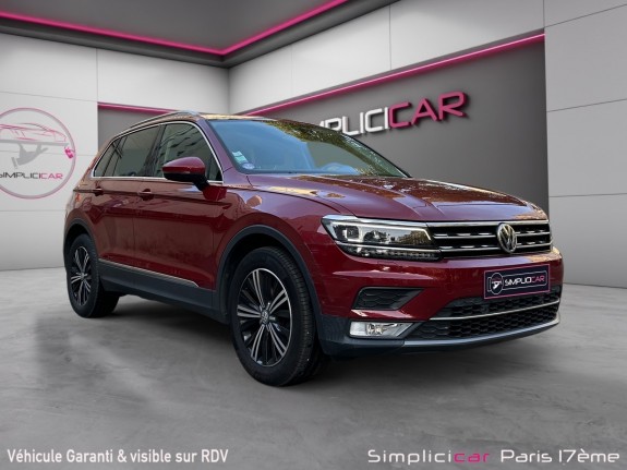 Volkswagen tiguan 1.4 tsi  150 dsg6 carat exclusive/full cuir/camera recul/sièges chauffant/camera de recul/virtual......