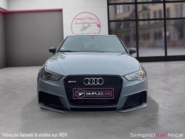 Audi rs3 sportback 367 gris nardo / toit ouvrant / bose sans fap garantie audi. occasion  simplicicar nice - pfvauto...