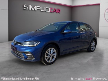 Volkswagen polo 1.0 tsi 110 ss dsg7 style, camera de recul, feux xénon, régulateur adaptatif, 1ere main occasion...
