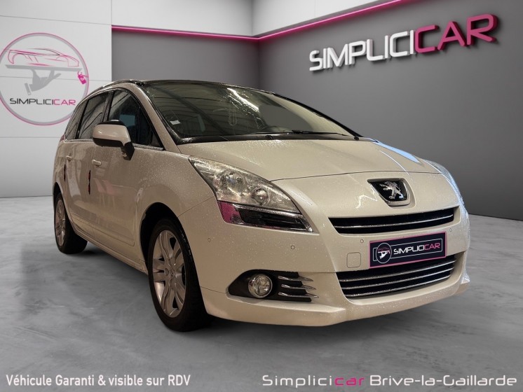 Peugeot 5008 1.6 hdi 115ch style toit pano 7 places attelage garantie 12mois occasion simplicicar brive la gaillarde ...
